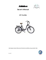 Edbikes 26" City Bike Owner'S Manual предпросмотр