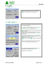 Preview for 42 page of edc DT 500 Instruction Manual