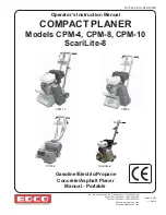 Предварительный просмотр 1 страницы Edco CPM-10 Operator'S Instruction Manual