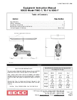 Предварительный просмотр 3 страницы Edco EDG-7 Operator'S Instruction Manual