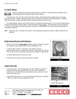 Предварительный просмотр 6 страницы Edco EDG-7 Operator'S Instruction Manual