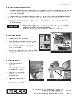 Предварительный просмотр 13 страницы Edco GMS-14 Instruction Manual