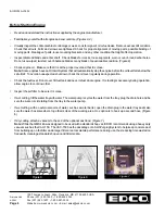 Предварительный просмотр 6 страницы Edco GMS-14A Operator'S Instruction Manual