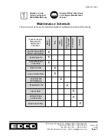 Предварительный просмотр 11 страницы Edco GMS-14A Operator'S Instruction Manual