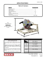 Предварительный просмотр 3 страницы Edco SDE-14 Operator'S Instruction Manual