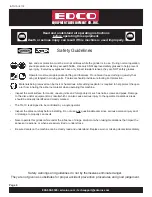 Preview for 4 page of Edco TG-10 Operator'S Instruction Manual