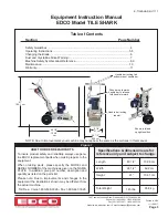 Предварительный просмотр 3 страницы Edco TILE SHARK Instruction Manual