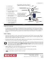 Предварительный просмотр 5 страницы Edco TILE SHARK Instruction Manual