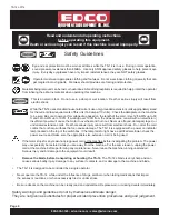 Preview for 4 page of Edco TS-14 Instruction Manual