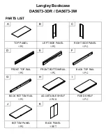 Preview for 4 page of Eddie Bauer Langley Bookcase DA5673-3DR Assembly Manual