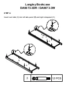Preview for 6 page of Eddie Bauer Langley Bookcase DA5673-3DR Assembly Manual