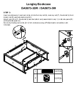 Preview for 7 page of Eddie Bauer Langley Bookcase DA5673-3DR Assembly Manual