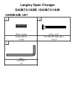 Preview for 3 page of Eddie Bauer Langley Open Changer DA5673-1ADR Assembly Manual