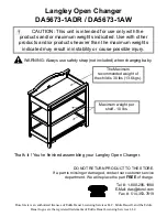 Preview for 8 page of Eddie Bauer Langley Open Changer DA5673-1ADR Assembly Manual