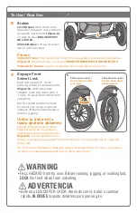 Предварительный просмотр 9 страницы Eddie Bauer trailguide jogger User Manual