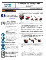 Eddy TB-3 Operation And Safety Manual предпросмотр