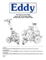 Предварительный просмотр 1 страницы Eddy TBE3 Instruction & Maintenance Manual