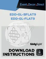 Предварительный просмотр 11 страницы Eddylight EDD-GL-BFLAT9 Manual