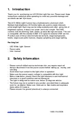 Preview for 3 page of Eddylight EDD-VP-S120 User Manual