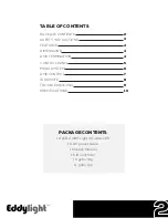 Preview for 2 page of Eddylight LED GOBO User Manual