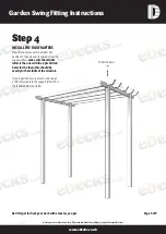 Предварительный просмотр 5 страницы eDecks Garden Swing Fitting Instructions Manual