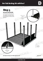 Preview for 3 page of eDecks Hot Tub Decking Kit with Roof Manual