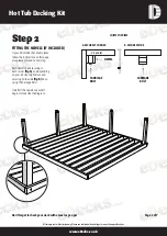 Preview for 2 page of eDecks Hot Tub Decking Kit Manual