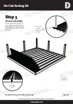 Preview for 3 page of eDecks Hot Tub Decking Kit Manual