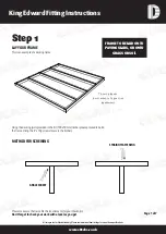 Preview for 1 page of eDecks King Edward Fitting Instructions Manual