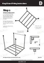 Preview for 2 page of eDecks King Edward Fitting Instructions Manual