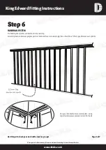 Preview for 6 page of eDecks King Edward Fitting Instructions Manual