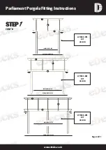 Предварительный просмотр 2 страницы eDecks Parliament Pergola Fitting Instructions Manual