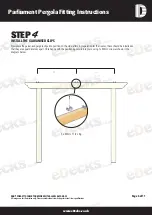 Предварительный просмотр 6 страницы eDecks Parliament Pergola Fitting Instructions Manual