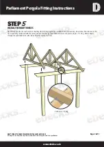 Предварительный просмотр 7 страницы eDecks Parliament Pergola Fitting Instructions Manual