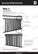 Предварительный просмотр 11 страницы eDecks Queen Anne Fitting Instructions Manual