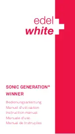 Предварительный просмотр 1 страницы EDEL WHITE SONIC GENERATION WINNER Instruction Manual