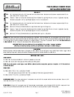 Preview for 1 page of Edelbrock 1115 Installation Instructions