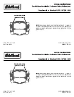 Edelbrock 1472 Special Instructions preview