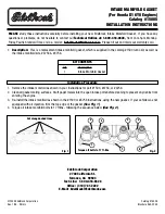 Preview for 1 page of Edelbrock 15005 Installation Instructions