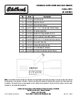 Preview for 1 page of Edelbrock 25-9492 Parts List