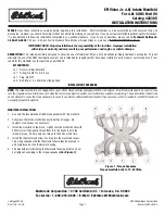 Preview for 1 page of Edelbrock 28385 Installation Instructions