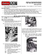 Edelbrock 33503 Installation Instructions preview