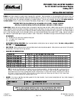 Preview for 1 page of Edelbrock 351-M/400 Installation Instructions