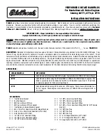 Preview for 1 page of Edelbrock 4771 Installation Instructions