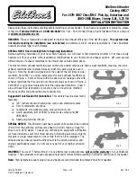 Edelbrock 5.7L V8 Installation Instructions preview