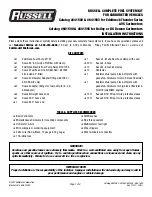 Preview for 1 page of Edelbrock 541583 Installation Instructions