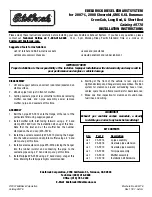 Edelbrock 5776 Installation Instructions предпросмотр