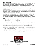 Preview for 6 page of Edelbrock 70024 Installation Instructions Manual