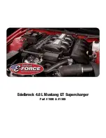 Edelbrock E-Force 1580 Installation Instructions Manual preview