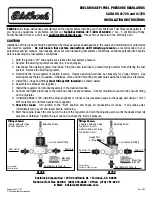 Preview for 1 page of Edelbrock EFI Fuel Pressure Regulators 1728 Installation Instructions